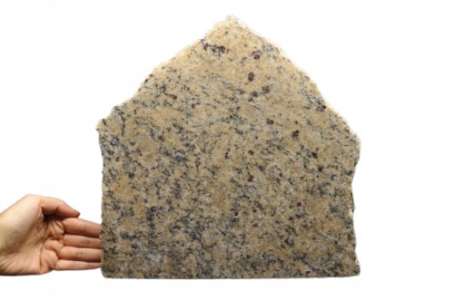 * GRANAT SKANDYNAWIA BARDZO DUŻA PŁYTA BEŻOWY KOLOR MINERAŁ NR 1 *