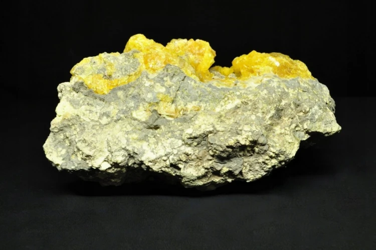 * SIARKA POLSKA PIĘKNY MINERAŁ DO KOLEKCJI INTENSYWNA NATURALNA BARWA NR 2