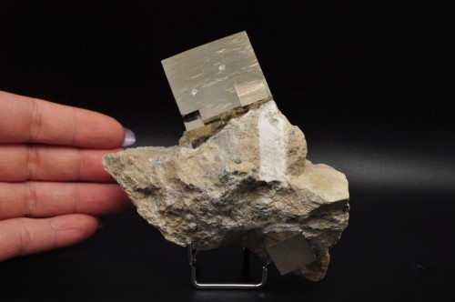 * PIRYT KOSTKA NA SKALE HISZPANIA ZJAWISKOWY MINERAŁ DO KOLEKCJI NR 1 *