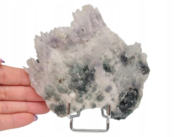 * KWARC AMETYST KWIATOWY BRAZYLIA ZJAWISKOWY PRZEKRÓJ SUROWY MINERAŁ NR 1 *