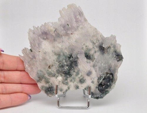 * KWARC AMETYST KWIATOWY BRAZYLIA ZJAWISKOWY PRZEKRÓJ SUROWY MINERAŁ NR 1 *