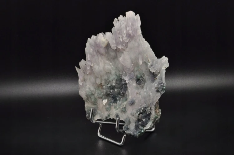 * KWARC AMETYST KWIATOWY BRAZYLIA ZJAWISKOWY PRZEKRÓJ SUROWY MINERAŁ NR 1 *