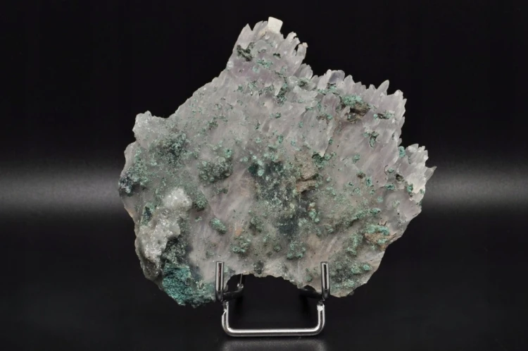 * KWARC AMETYST KWIATOWY BRAZYLIA ZJAWISKOWY PRZEKRÓJ SUROWY MINERAŁ NR 1 *