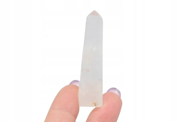 * KRYSZTAŁ GÓRSKI BRAZYLIA MAŁY OBELISK PODŁUŻNY OKAZ DO DEKORACJI NR 5 *