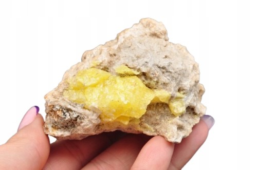 * SIARKA POLSKA NATURALNY MINERAŁ DO KOLEKCJI INTENSYWNA BARWA NR 3 *