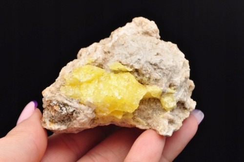 * SIARKA POLSKA NATURALNY MINERAŁ DO KOLEKCJI INTENSYWNA BARWA NR 3 *