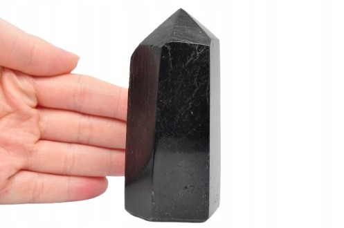 * TURMALIN CZARNY OBELISK PIĘKNA WIEŻA DOSKONAŁA JAKOŚĆ NR 4 *