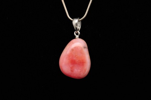 * OPAL RÓŻOWY PERU ZACHWYCAJĄCA ZAWIESZKA DLA WYJĄTKOWEJ OSOBY NR 37 *