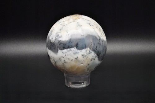 * OPAL DENDRYTYCZNY DENDRYTOWY KULA CIEKAWY PRZEKRÓJ MINERAŁ NR 4 *