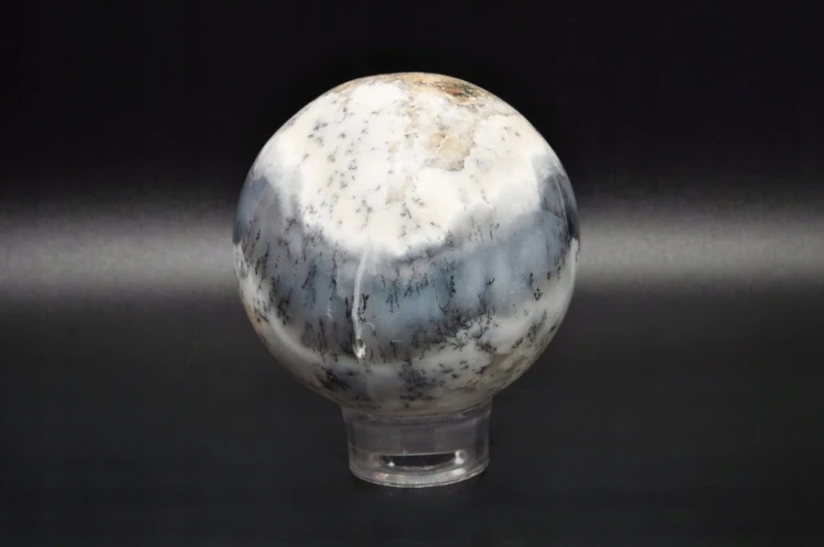 * OPAL DENDRYTYCZNY DENDRYTOWY KULA CIEKAWY PRZEKRÓJ MINERAŁ NR 4 *