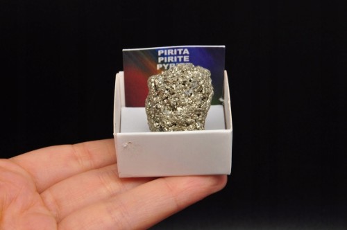 * PIRYT PERU W PUDEŁKU PIĘKNY OKAZ ZŁOTY POŁYSK NR 5 *