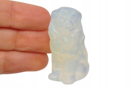 * OPALIT FIGURKA LEW INTERESUJĄCA DEKORACJA PIĘKNY POŁYSK NR 1 *