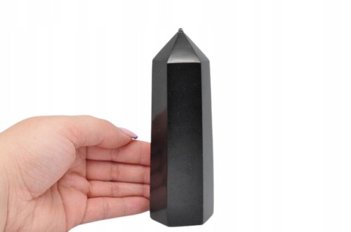 * TURMALIN CZARNY OBELISK WIEŻA DOSKONAŁY DLA WYJĄTKOWEJ OSOBY NR 1 *