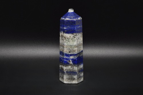 * LAPIS LAZULI AFGANISTAN WIEŻA OBELISK KAMIEŃ ŚLICZNY KAMIEŃ DO KOLEKCJI 4