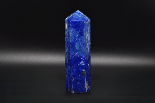 * LAPIS LAZULI AFGANISTAN ŚLICZNA WIEŻA OBELISK INTENSYWNY KOLOR NR 2 *