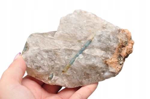 * AKWAMARYN BERYL BRAZYLIA SUROWY MINERAŁ PIĘKNY KRYSZTAŁ NR 1 *
