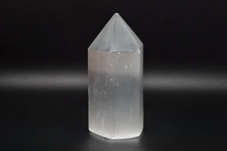 * SELENIT MAROKO OBELISK WIEŻA KAMIEŃ NATURALNY INTERESUJĄCY PRZEKRÓJ NR 4