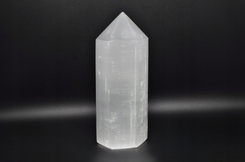 * SELENIT MAROKO OBELISK WIEŻA BIAŁY NATURALNY MINERAŁ NR 2 *