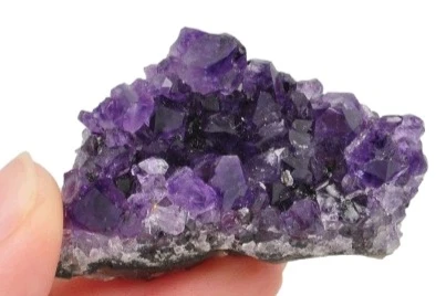 * AMETYST SZCZOTKA URUGWAJ PRZEPIĘKNY MINERAŁ FIOLETOWE KRYSZTAŁY NR 11 *