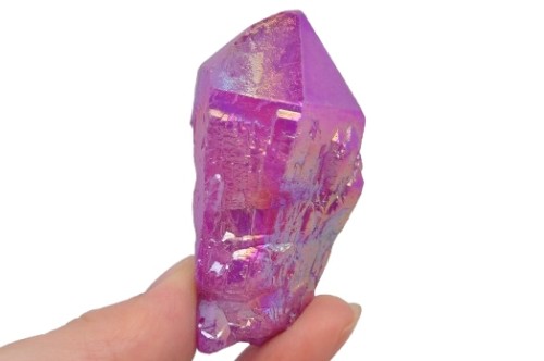 * KWARC PINK AURA KRYSZTAŁ GÓRSKI MADAGASKAR PIĘKNY RÓŻOWY KOLOR NR 7 *
