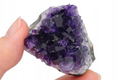 * AMETYST SZCZOTKA URUGWAJ MAŁY MINERAŁ UROCZE KRYSZTAŁY NR 12 *