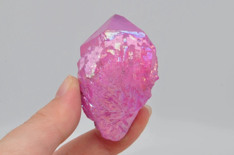 * KWARC PINK AURA KRYSZTAŁ GÓRSKI MADAGASKAR PIĘKNA AURORA NR 8 *