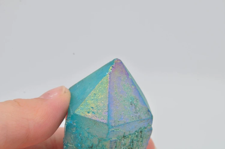 * KWARC BLUE AURA MADAGASKAR NIEBIESKI KOLOR PIĘKNY OKAZ NR 2 *
