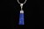 * LAPIS LAZULI ELEGANCKA ZAWIESZKA SREBRO 925 GŁĘBOKA BARWA NR 4 *