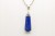 * LAPIS LAZULI ELEGANCKA ZAWIESZKA SREBRO 925 GŁĘBOKA BARWA NR 4 *