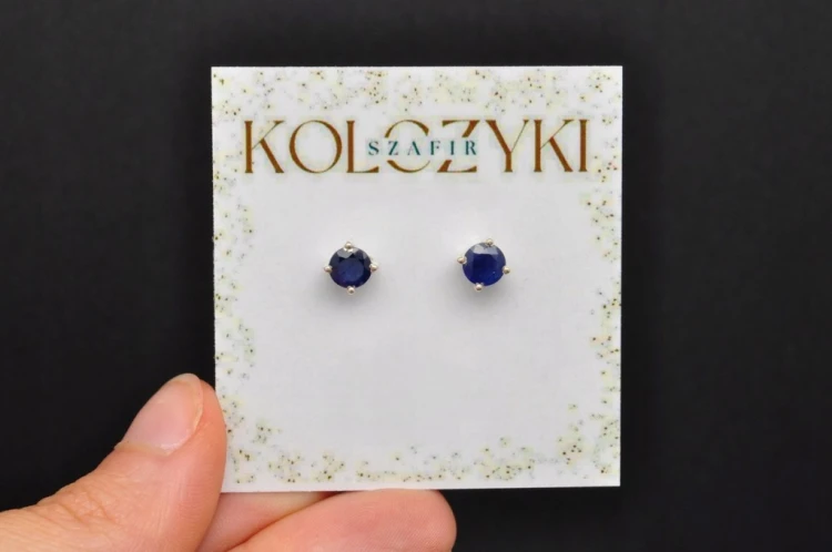* SZAFIR CUDOWNE KOLCZYKI DLA WYJĄTKOWEJ OSOBY SREBRO 925 NR 4 *