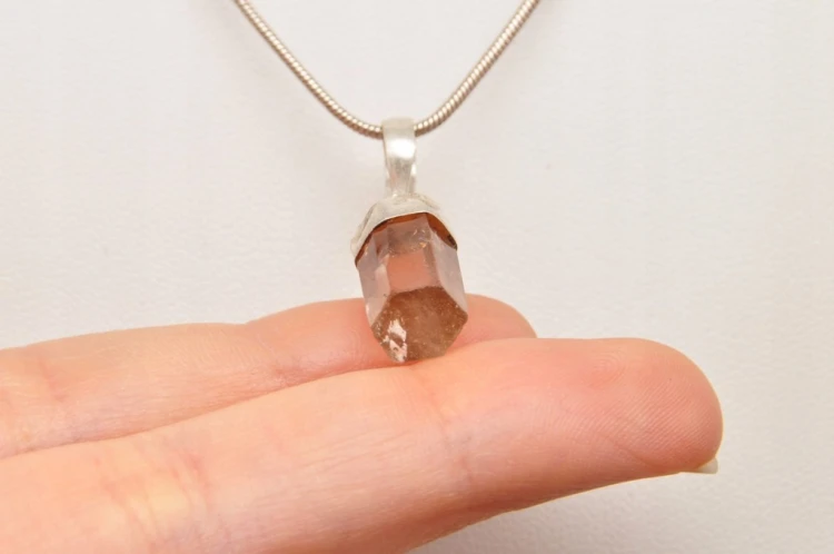 * TOPAZ PAKISTAN UNIKATOWA ZAWIESZKA DELIKATNA BIŻUTERIA SREBRO 925 NR 19 *