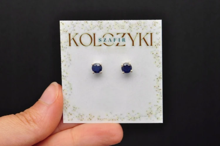 * SZAFIR WYJĄTKOWE KOLCZYKI NA KAŻDĄ OKAZJĘ SREBRO 925 NR 2 *