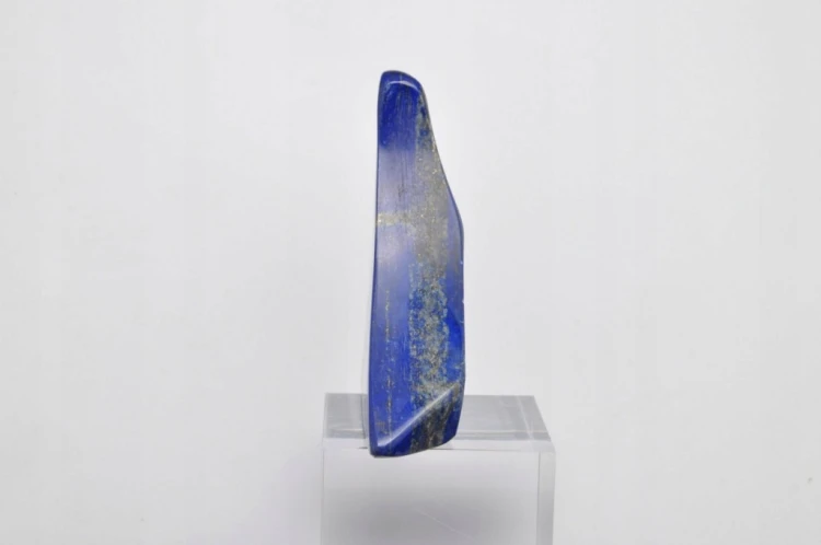 * LAPIS LAZULI AFGANISTAN ZJAWISKOWY MINERAŁ CIEKAWY KSZTAŁT NR 9 *