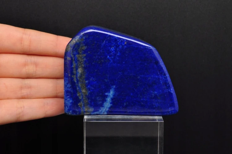 * LAPIS LAZULI AFGANISTAN ZŁOTE DROBINKI PIRYTU GŁĘBOKA BARWA NR 6 *