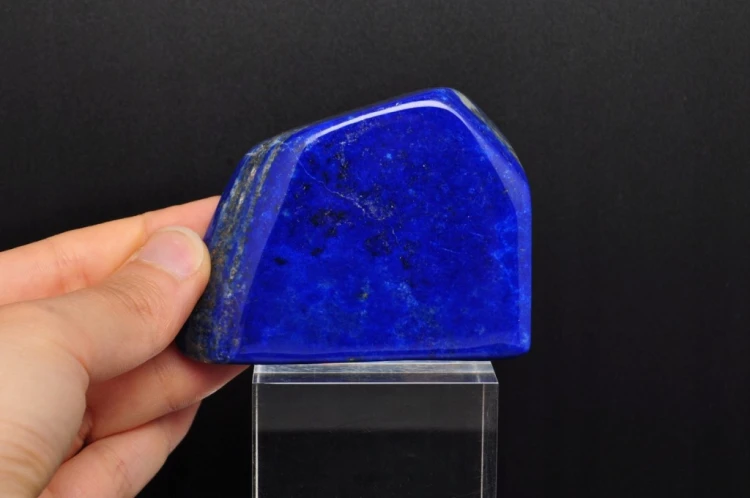 * LAPIS LAZULI AFGANISTAN ZŁOTE DROBINKI PIRYTU GŁĘBOKA BARWA NR 6 *