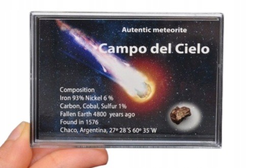 * METEORYT CAMPO DEL CIELO OKAZ DOSKONAŁY DO KOLEKCJI NR 11 *