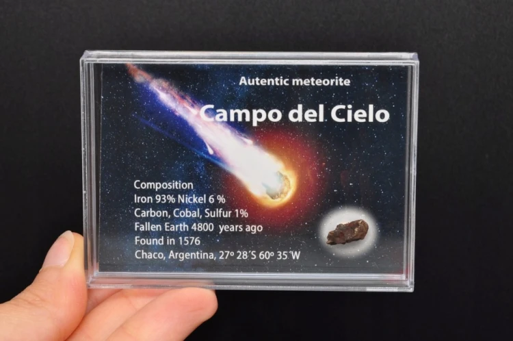 * METEORYT CAMPO DEL CIELO INTERESUJĄCY KSZTAŁT SUROWY OKAZ NR 9 *