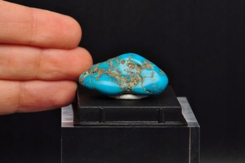 * TURKUS BISBEE ARIZONA WYJĄTKOWY NATURALNY MINERAŁ W PUDEŁKU NR 2 *