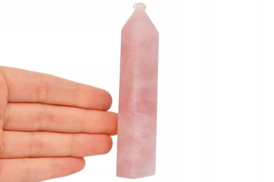 * KWARC RÓŻOWY ŚLICZNA WIEŻA OBELISK UROCZY OKAZ NA PREZENT NR 6 *