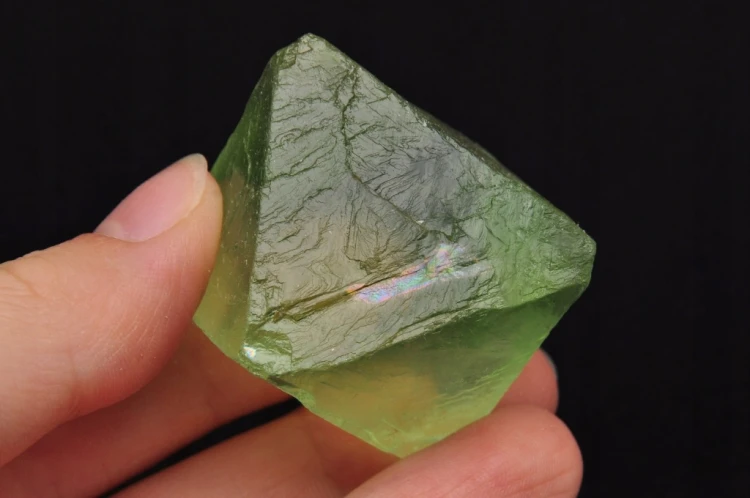 * FLUORYT CHINY ZIELONA KOSTKA PIĘKNY MINERAŁ NR F2 4 *