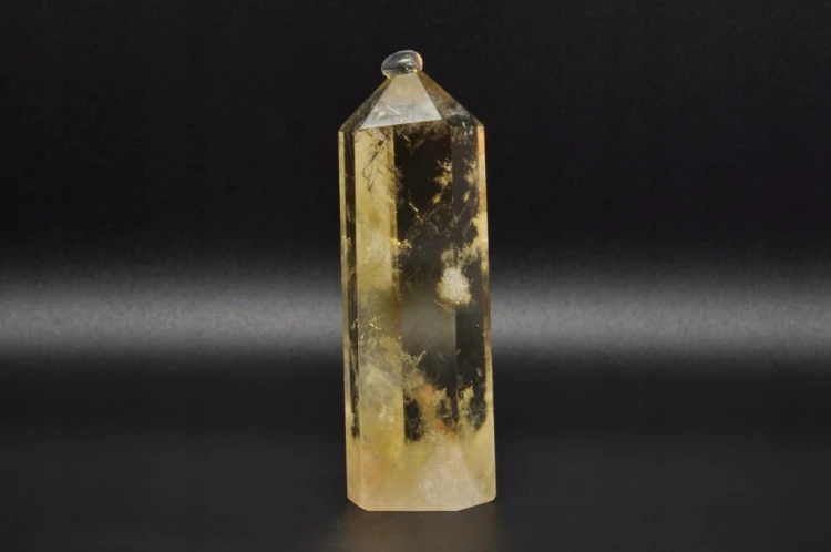 * CYTRYN OBELISK PRZEPIĘKNY MINERAŁ UROCZA WIEŻA DEKORACJA NR 10 *
