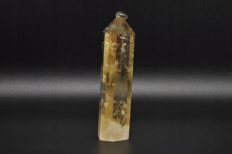 * CYTRYN OBELISK PRZEPIĘKNY MINERAŁ UROCZA WIEŻA DEKORACJA NR 10 *