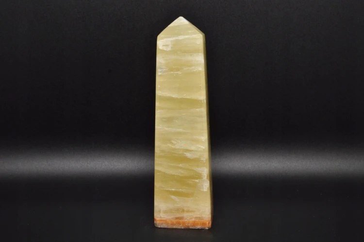 * KALCYT ŻÓŁTY PAKISTAN OBELISK WIEŻA PRZEPIĘKNY OKAZ DO KOLEKCJI NR 3 *