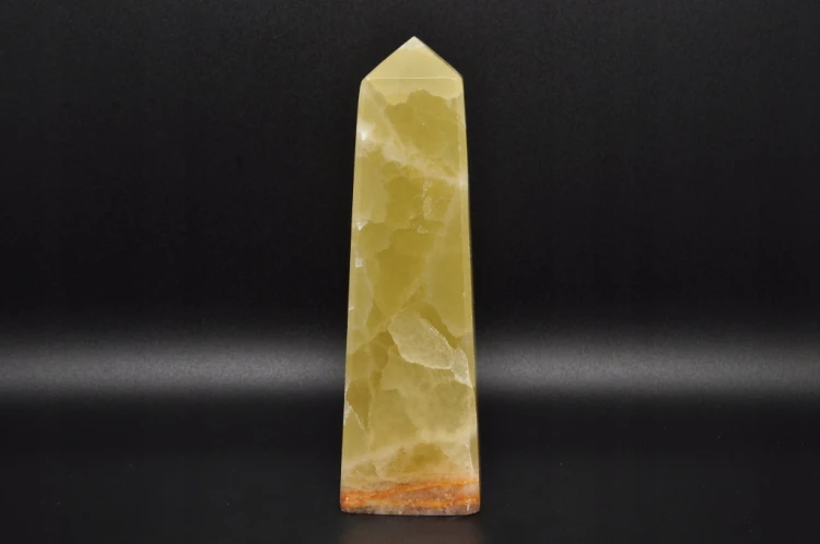 * KALCYT ŻÓŁTY PAKISTAN OBELISK WIEŻA PRZEPIĘKNY OKAZ DO KOLEKCJI NR 3 *