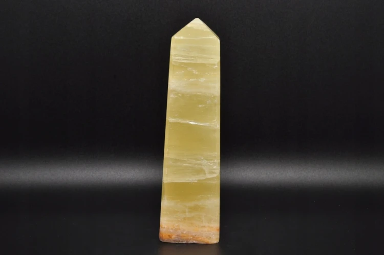 * KALCYT ŻÓŁTY PAKISTAN OBELISK WIEŻA PRZEPIĘKNY OKAZ DO KOLEKCJI NR 3 *