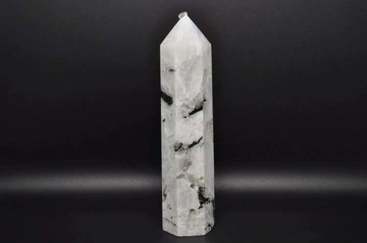 * KAMIEŃ KSIĘŻYCOWY MOONSTONE OBELISK PIĘKNY OKAZ KAMIEŃ NATURALNY NR 1 *