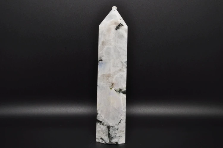 * KAMIEŃ KSIĘŻYCOWY MOONSTONE OBELISK PIĘKNY OKAZ KAMIEŃ NATURALNY NR 1 *