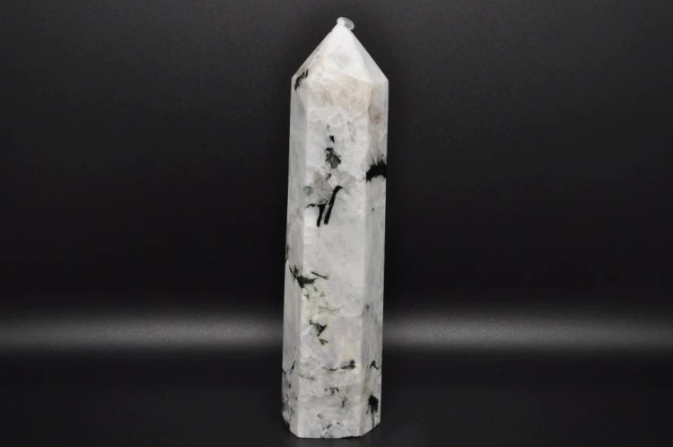 * KAMIEŃ KSIĘŻYCOWY MOONSTONE OBELISK PIĘKNY OKAZ KAMIEŃ NATURALNY NR 1 *
