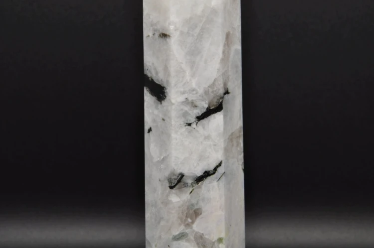 * KAMIEŃ KSIĘŻYCOWY MOONSTONE OBELISK PIĘKNY OKAZ KAMIEŃ NATURALNY NR 1 *