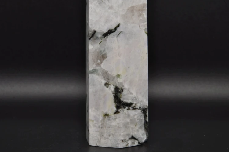 * KAMIEŃ KSIĘŻYCOWY MOONSTONE OBELISK PIĘKNY OKAZ KAMIEŃ NATURALNY NR 1 *